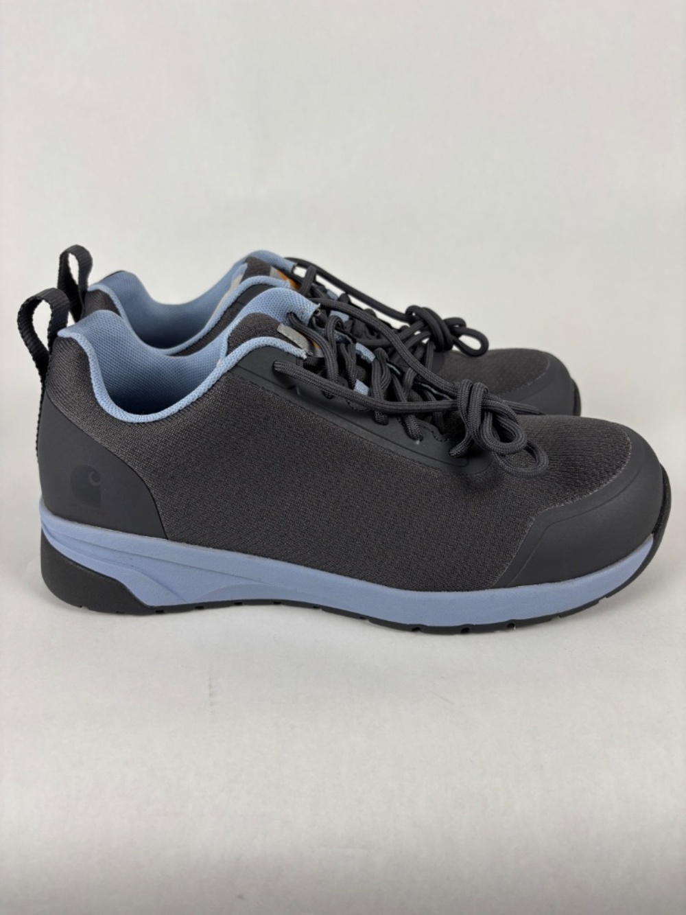 Carhartt, Work Shoes, Size 9.5 In-Site Technology, Reinforced Toe, Gray/Blue